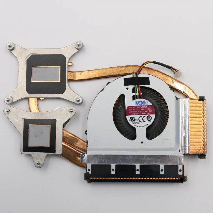 New Original For Laptop Lenovo Thinkpad W530 CPU Cooling Fan Heatsink Cooler Radiator FRU PN:04W3626 04W3627 Lenovo laptop repair parts
