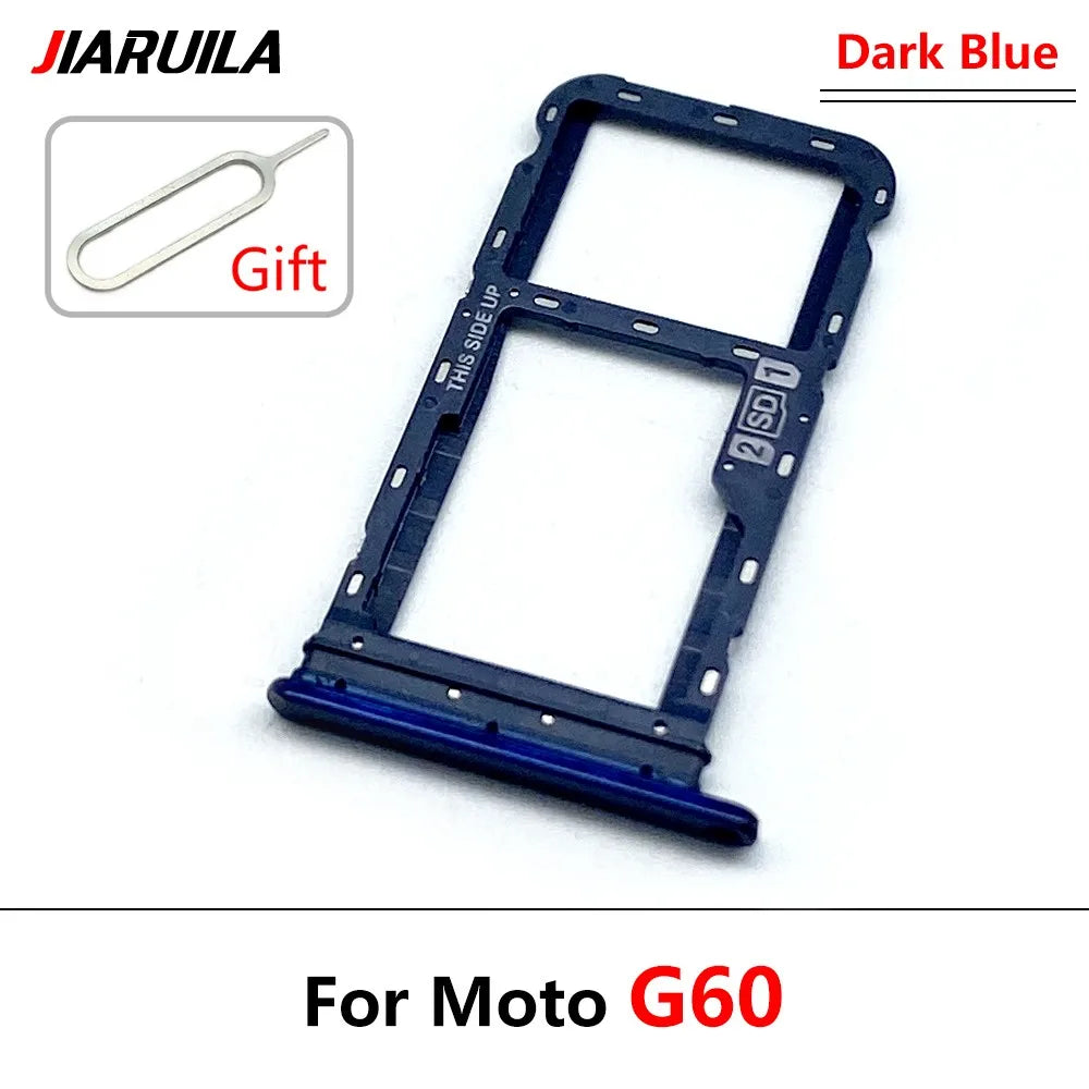 10Pcs/Lot, New For Motorola Moto G10 G20 G30 G50 G60 G60s G100 5G SIM Card Tray Slot Holder Adapter Accessories Motorola phone repair parts