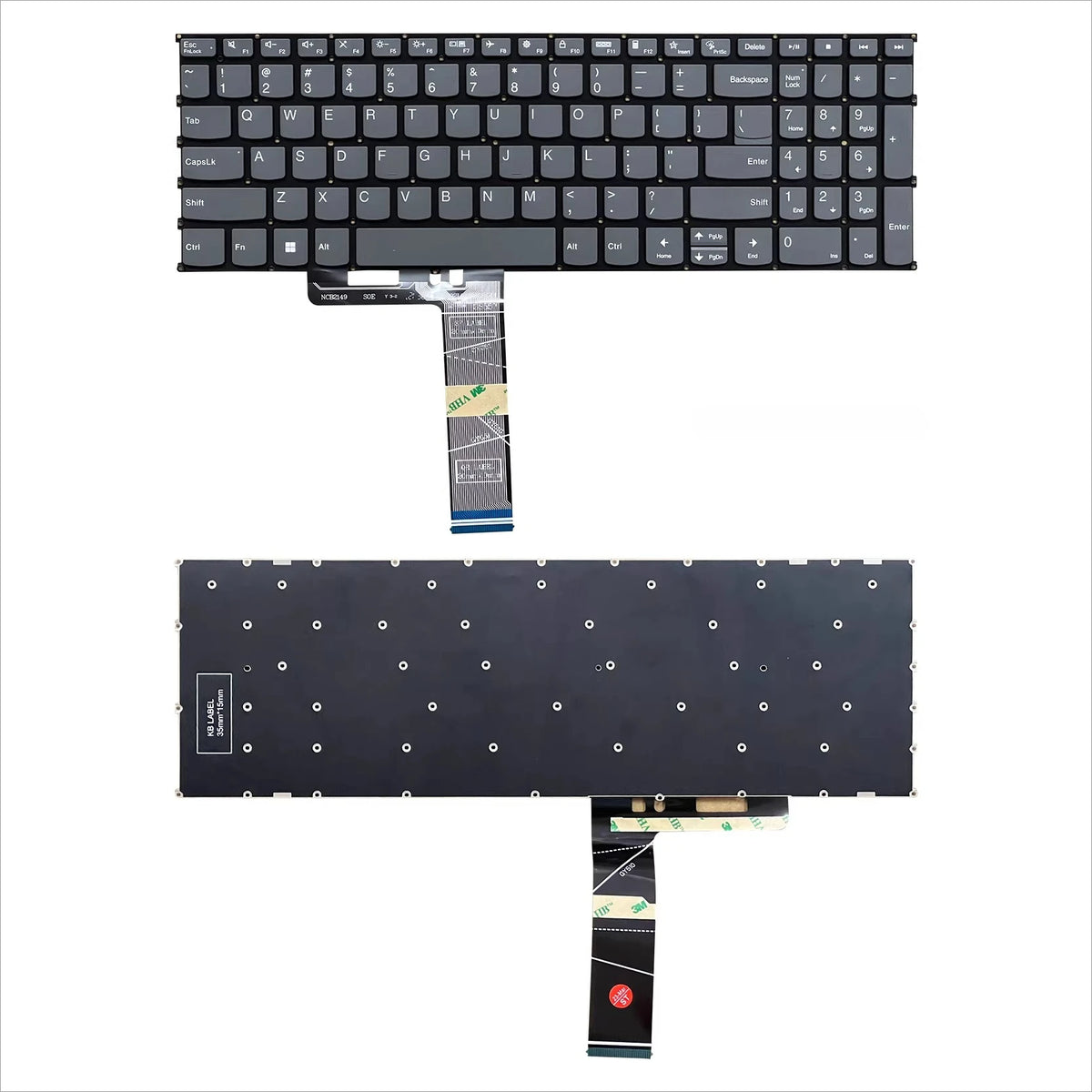 Upper case keyboard for Lenovo S15 G2 ITL ACL C shell topcase palmrest keybooard cover touchpad 5CB1D05154 Lenovo laptop repair parts