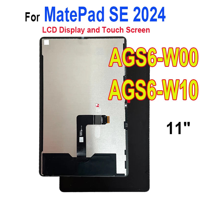 11" Tablet Display Screen Replacement For Huawei MatePad SE 2024 AGS6-W09 AGS6-W00 AGS6 LCD Touch Screen Digitizer Assembly HUAWEI Tablet repair parts