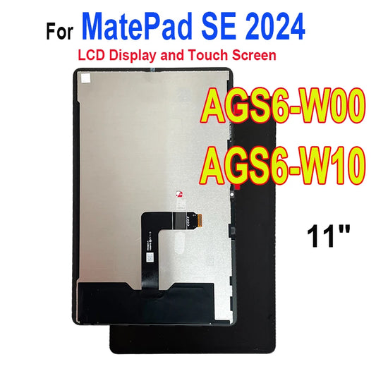 11" Tablet Display Screen Replacement For Huawei MatePad SE 2024 AGS6-W09 AGS6-W00 AGS6 LCD Touch Screen Digitizer Assembly HUAWEI Tablet repair parts