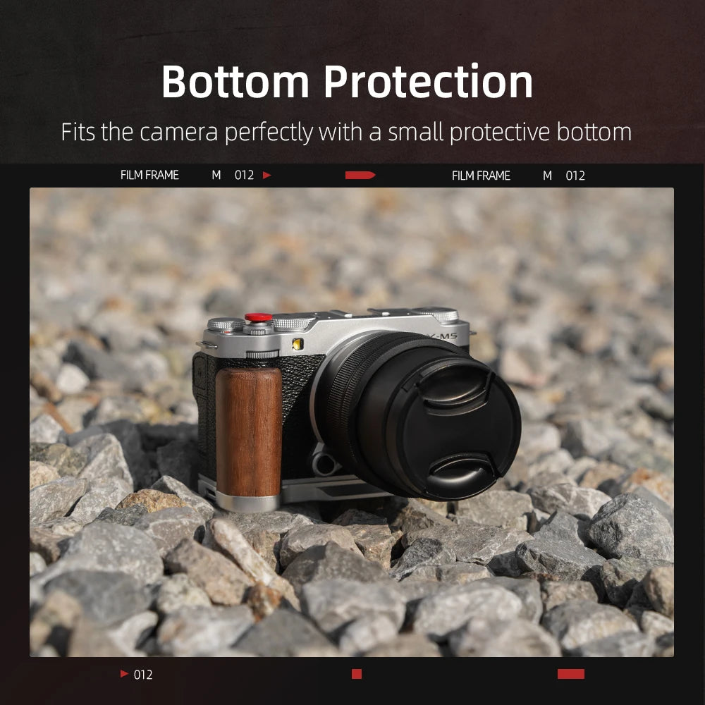 Flymile X-M5 Thumb Grip Aluminum Alloy Metal Thumb Up Grip for FUJIFILM X-M5 Camera with Hot Shoe Thumb Rest Support Holder Digital camera repair parts