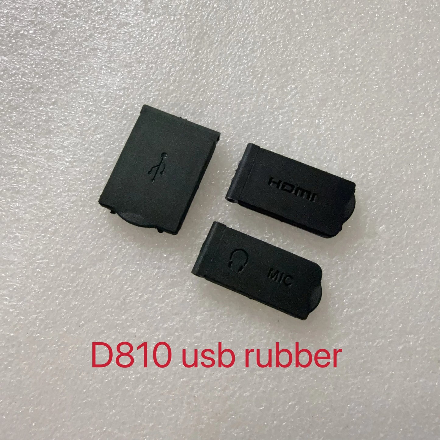 New USB Rubber Set for Nikon D810 HDMI Rubber/Mic Rubber/USB Rubber Repair Parts  Digital Camera repair parts