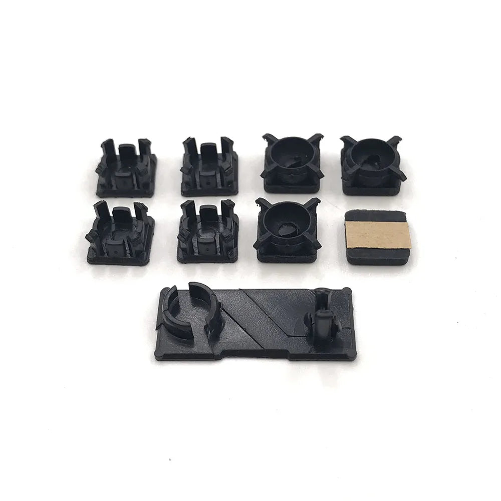 Rubber Feet & Plastic Button Screw Cap Cover Replacement Set For PS3 Slim 2000 3000 4000 For Sony Playstation 3 Controller Game console repair parts