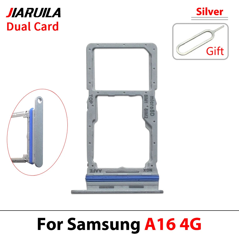 New For Samsung A06 A16 4G 5G SIM Card Slot SD Card Tray Holder Adapter Repair Parts Samsung phone repair parts