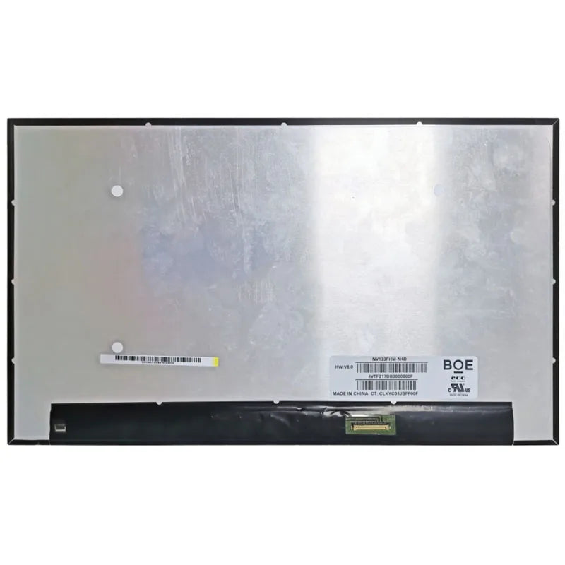 13.3" Slim 30 Pin Laptop Screen NV133FHM-N4D NV133FHM-N68 NV133FHM-N4T 1920×1080 FHD IPS Display Matrix Panel