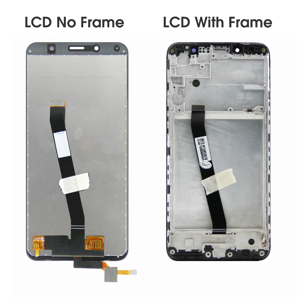 5.45" Display Screen for Xiaomi Redmi 7A MZB7995IN M1903C3EG Lcd Display Digital Touch Screen with Frame for Redmi7A Replacement Xiaomi phone repair parts