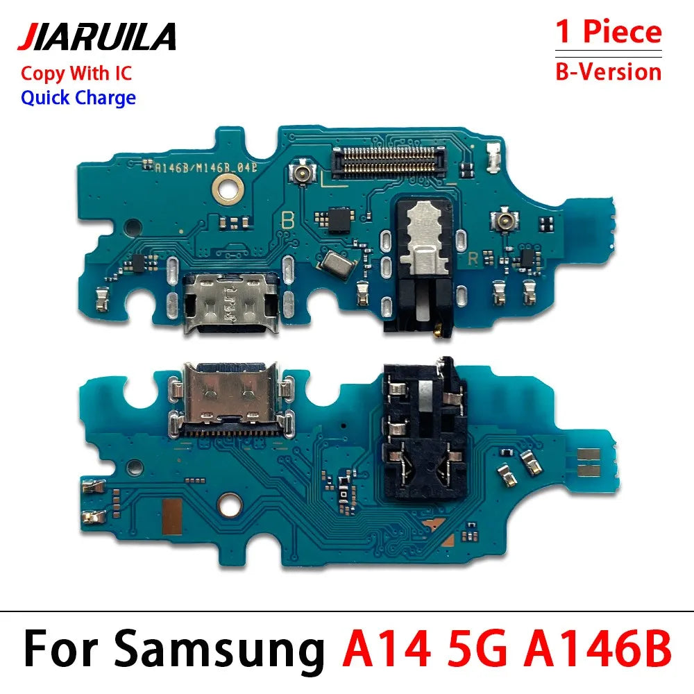For Samsung A13 A23 A33 A53 A52 A72 A14 A24 A34 A54 4G 5G USB Charging Port Dock Charger Connector Board With Micro Flex Cable Samsung phone repair parts