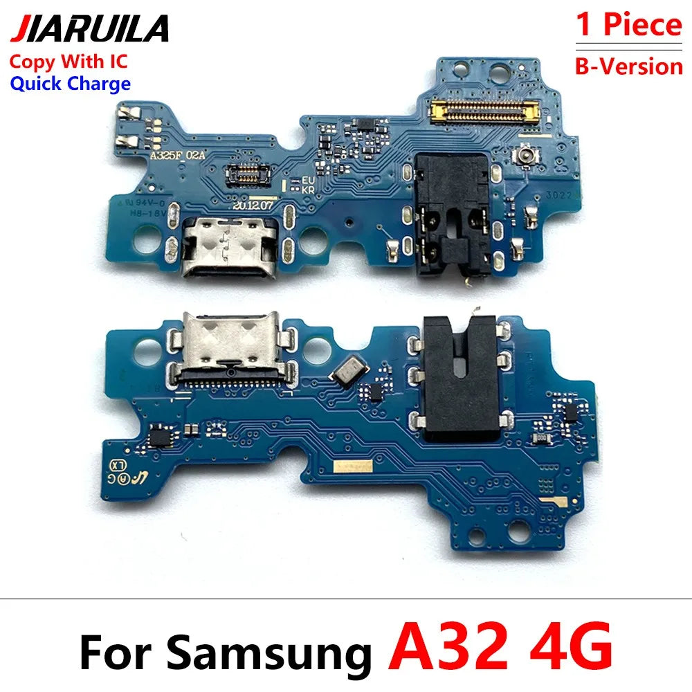 USB Charging Port Dock Charger Connector Board Flex Cable For Samsung A22 A32 A12 A02 A03s A02s A03 A04 A04s A04E A05 A05s 4G 5G Samsung phone repair parts