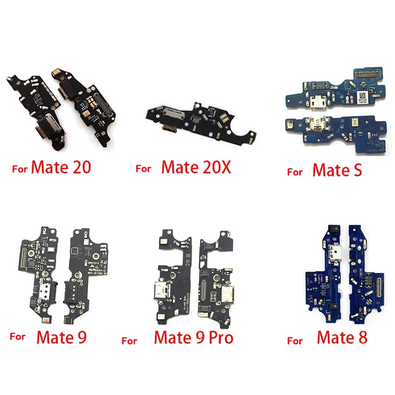 New USB Dock Charging Charger Port Flex Cable Module Board For Huawei Mate 10 20 Pro 30 Lite 20X S 7 8 9 Replacement Huawei phone repair parts