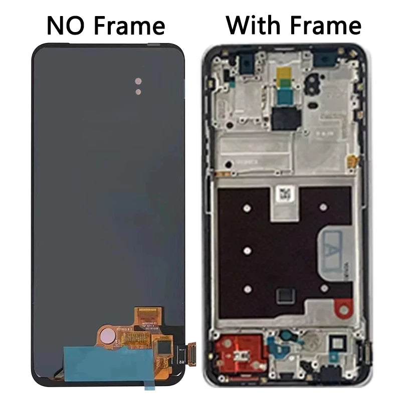OLED Quality For OPPO Reno2 Z / Reno2 F / K3 / Realme X LCD With Touch Screen Digitizer Assembly Reno 2F / Reno 2Z Replacement  Oppo phone repair parts