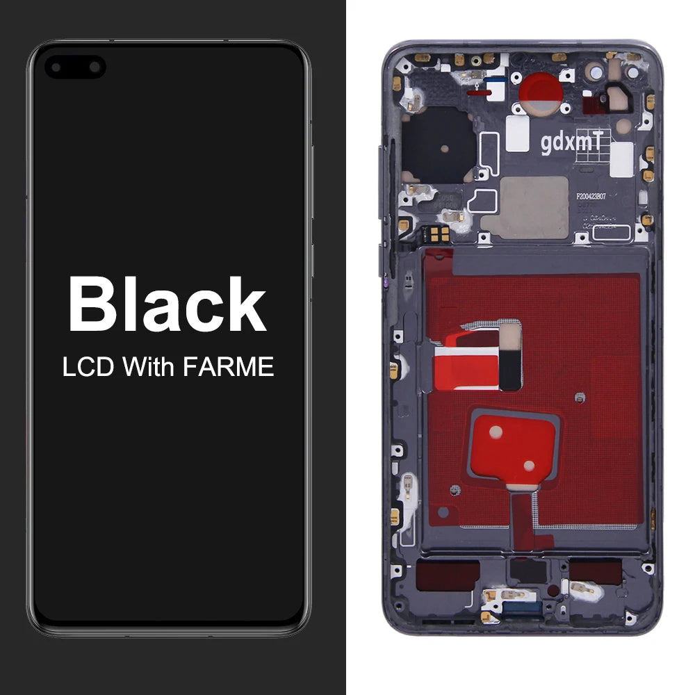 6.1'' For HUAWEI P40 ANA-AN00 ANA-TN00 ANA-NX9 ANA-LX4 LCD Display Touch Screen Digitizer Assembly Replacement 100% Tested HUAWEI phone repair parts