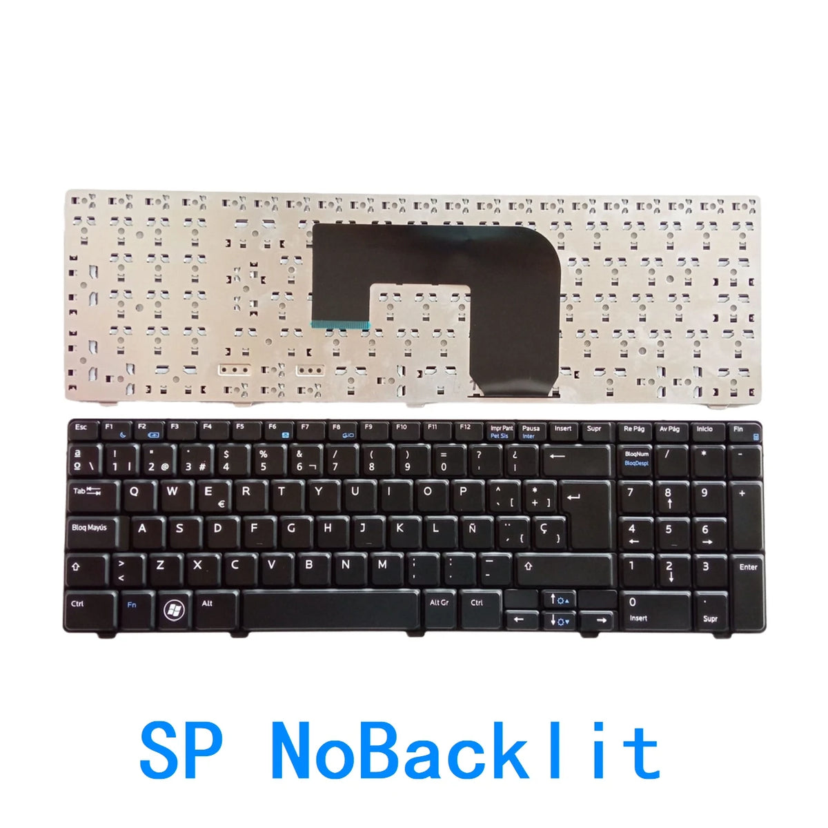 New US Spanish Arab Portuguese Language  Backlit Keyboard For Dell Vostro 3700 V3700 Notebook PC Replacement KeyboardDell laptop repair parts