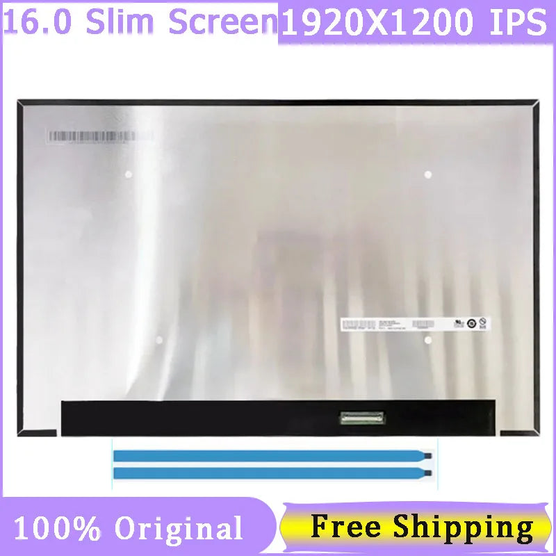 16 Inch Slim 40 Pin Laptop Screen B160UAN05.B 1920X1200 FHD IPS Display Matrix Replacement