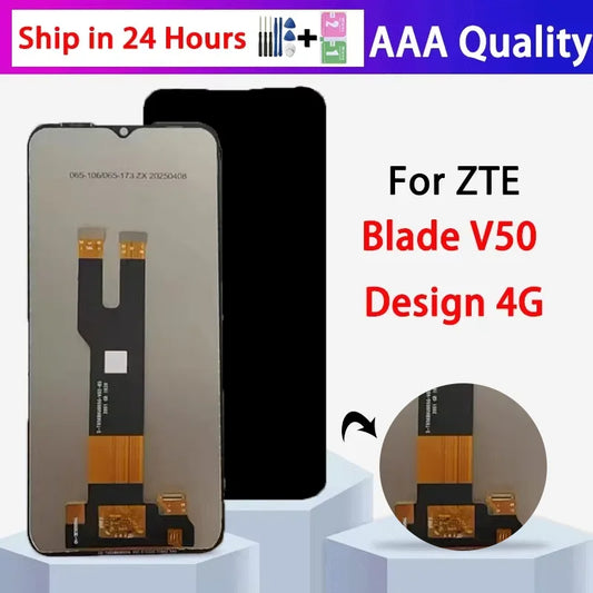 6.6''IPS LCD For ZTE Blade V50 Design 4G  LCD Touch Screen Digitizer 8050 Display Replacement Repair Parts TCL phone repair parts