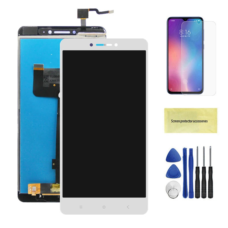 6.44'' Max for Xiaomi Mi Max 2016001 2016002 Lcd Display Touch Screen Digitizer Assembly with Frame Replacement Display Screen Xiaomi phone repair parts