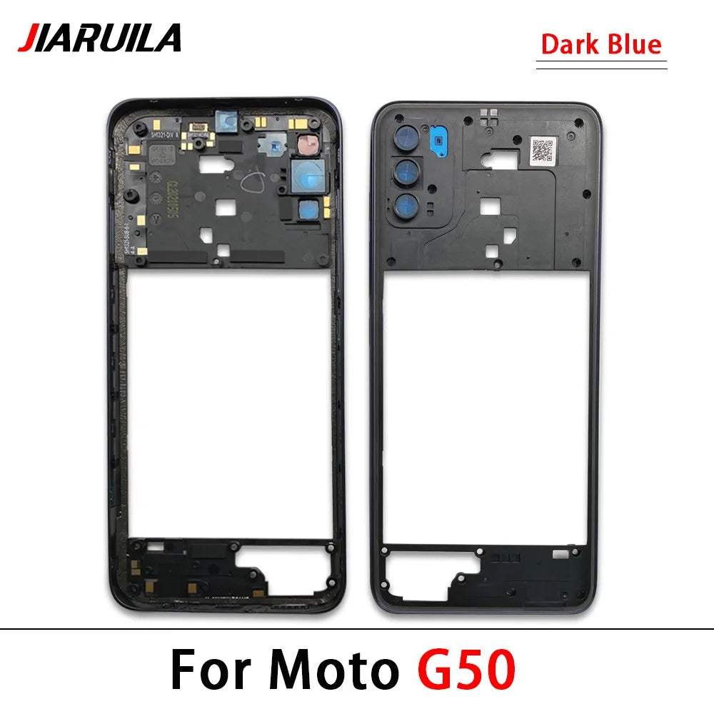 For Motorola Moto G13 G23 G53 G31 G41 G71 G50 5G Middle Frame Holder Housing Replacement Repair Parts Motorola phone repair parts