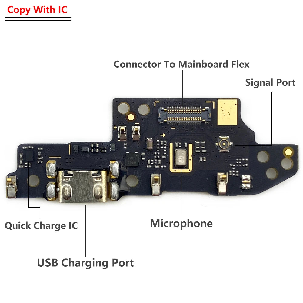 New For Xiaomi Mi A1 A2 A3 Lite 5X 6X USB Charging Port Dock Charger Plug Connector Board Main Mainboard Flex Cable  Xiaomi  Xiao mi phone repair parts