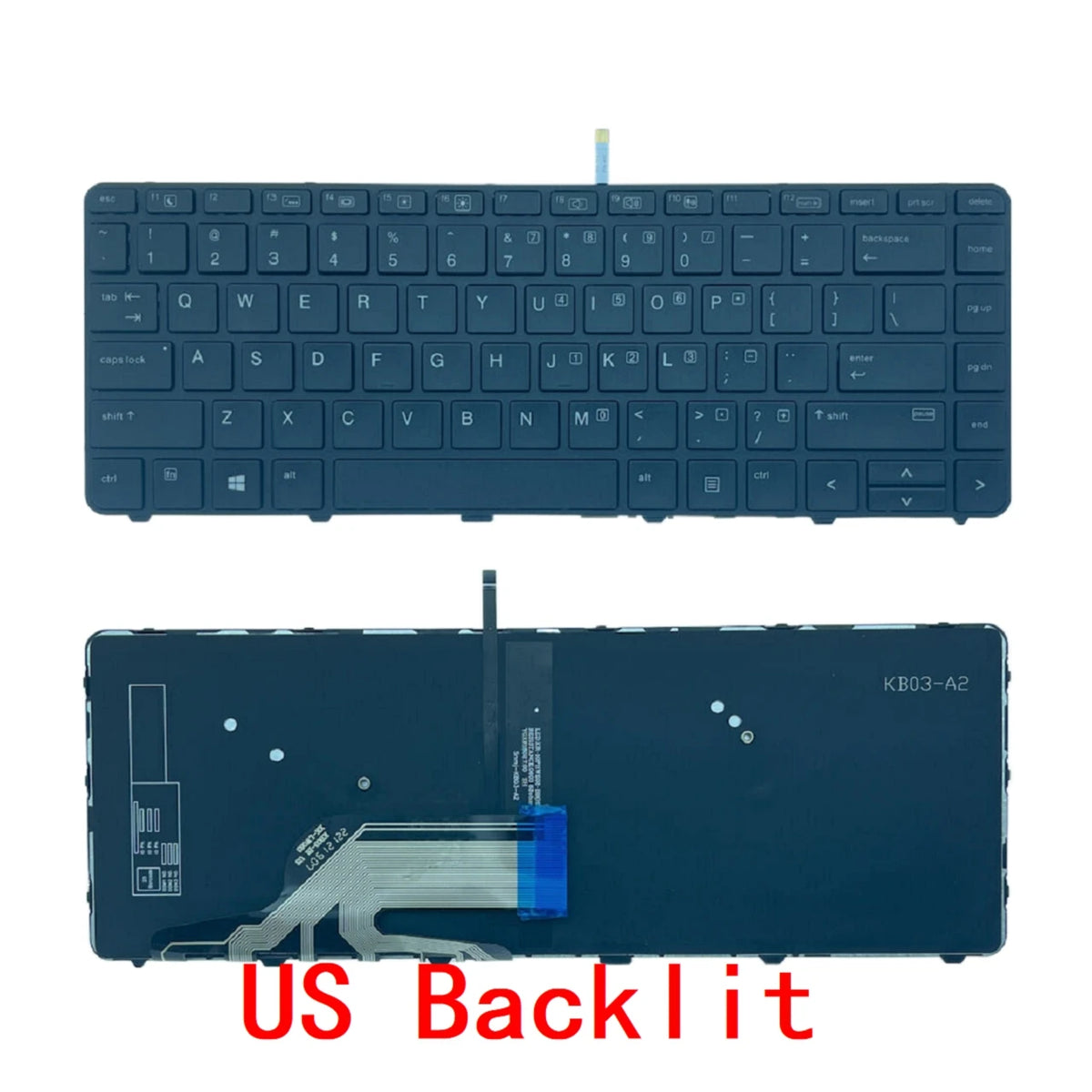 New US Russian Spanish Arab Laptop Backlit Keyboard For HP Probook 430 G3/ 430 G4/ 440 G3/ 440 G4/ 445 G3/ 640 G2/ 645 G2 HP laptop repair parts