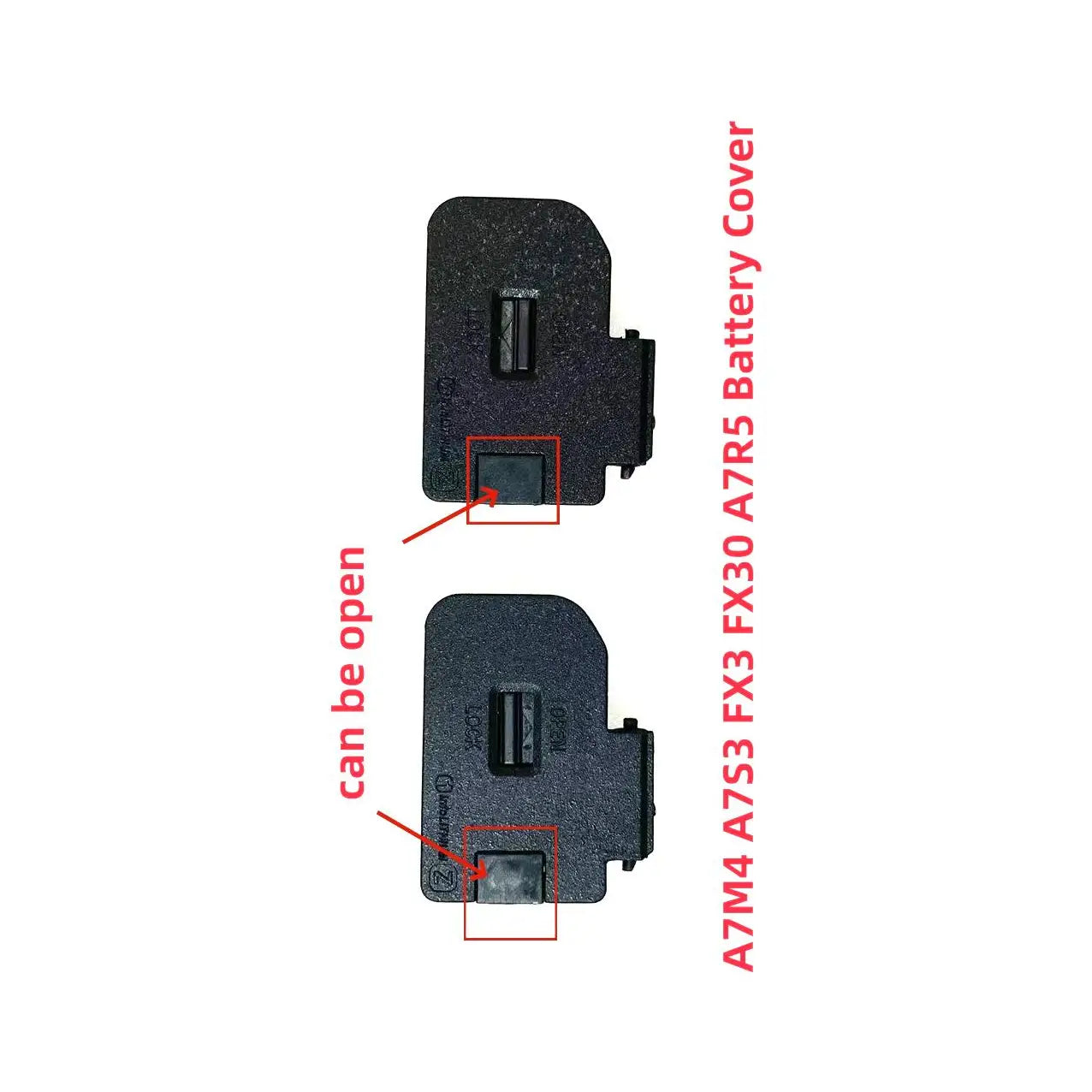 New Battery Cover Door for Sony A7M4 A7S3 A7R5 FX3 FX30 Battery Cover Shell Digital Camera repair parts