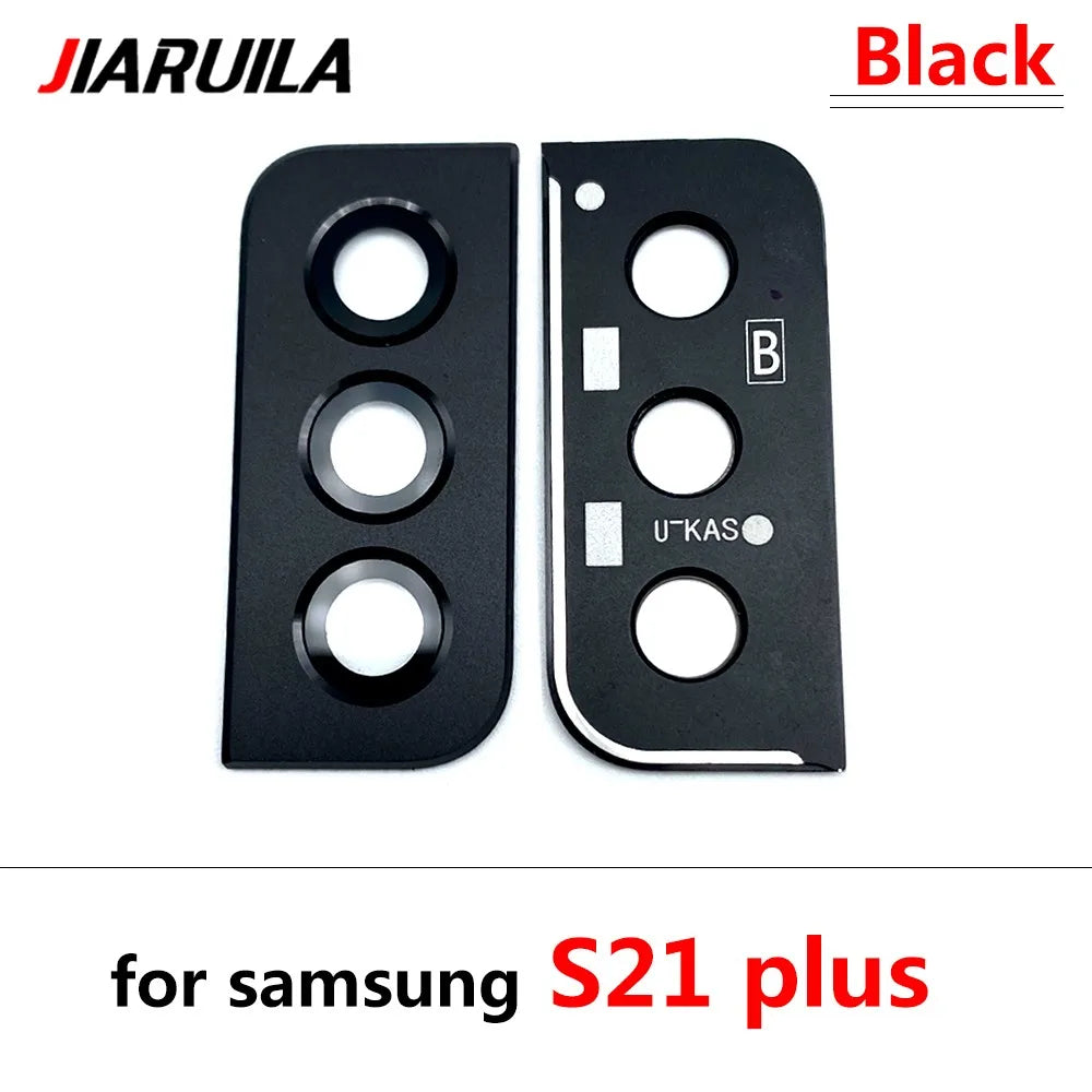 New Rear Camera Glass Lens Cover With Frame Holder For Samsung S20 S21 S22 S23 S24 S25 Plus Ultra 4G 5G Replacement Parts Samsung phone repair parts