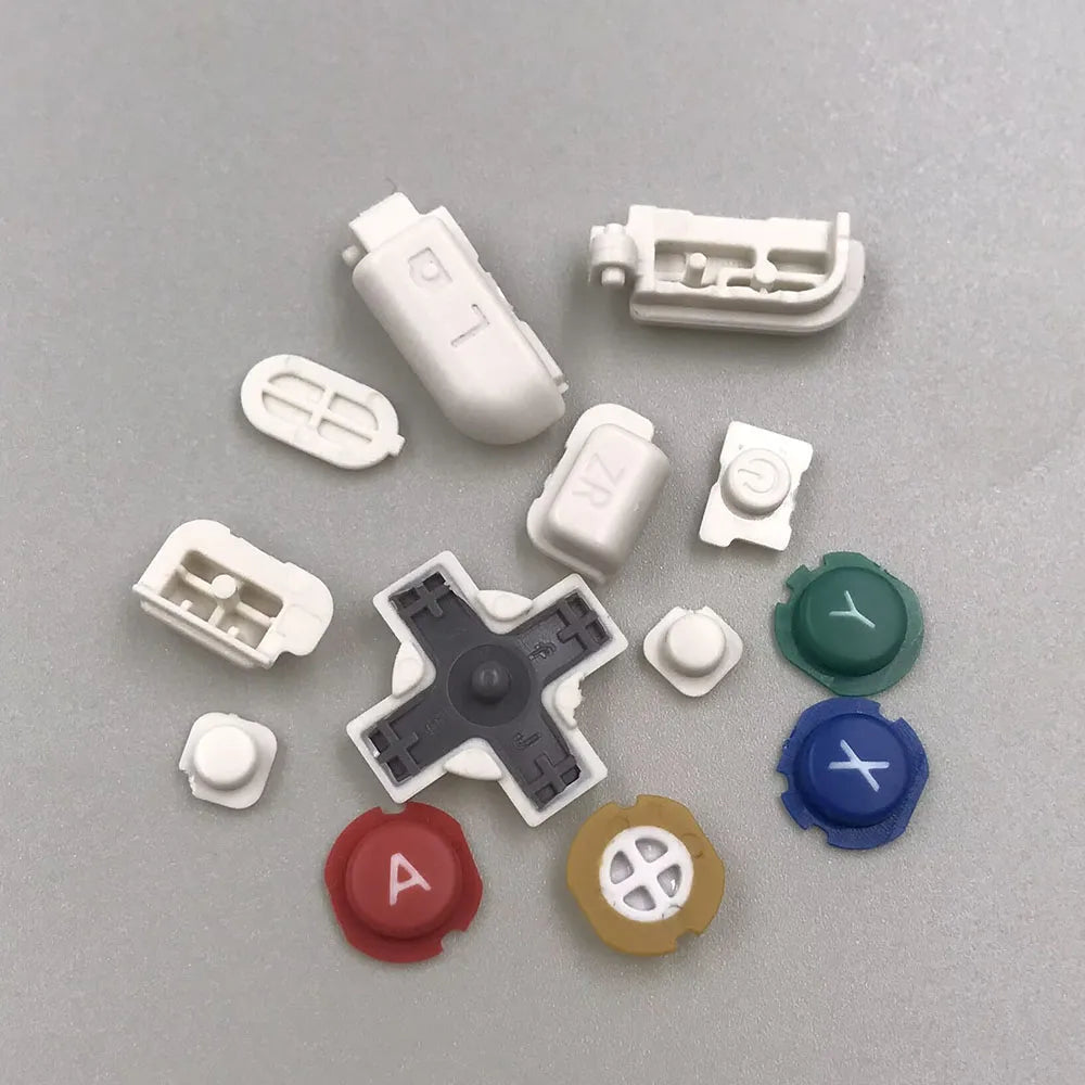 1-5sets For NEW 3DS ABXY Button LR ZL ZR HOME Button Replacement Parts Game console repair parts