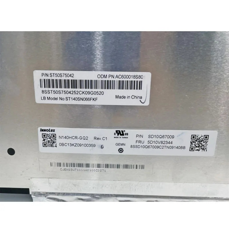 14 Inch Slim IPS Screen N140HCG-GQ2 72%NTSC 30 Pin EDP 1920x1080 FHD Laptop Matrix Replacement LCD LED Screen Panel