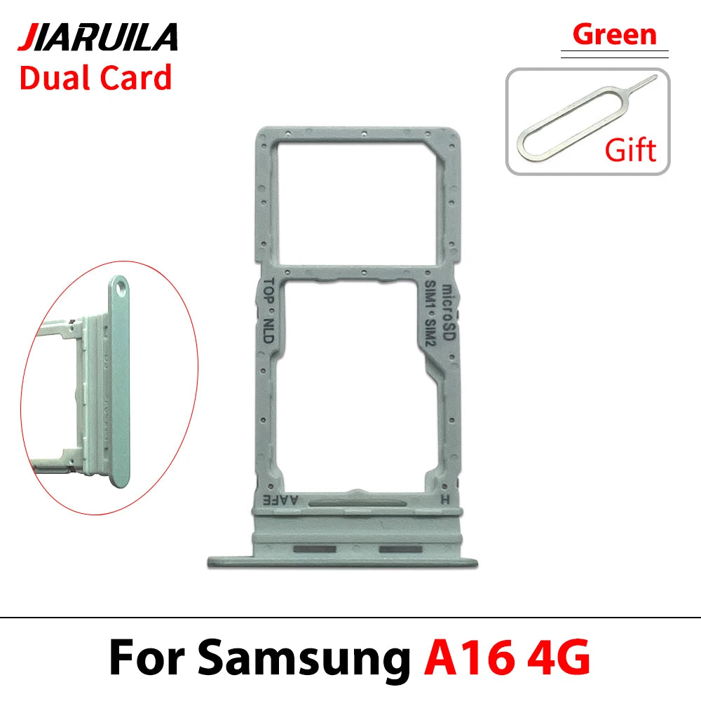 New For Samsung A06 A16 4G 5G SIM Card Slot SD Card Tray Holder Adapter Repair Parts Samsung phone repair parts