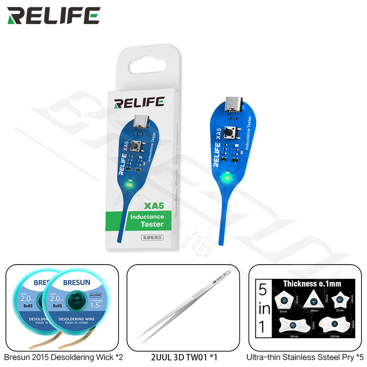 JTX Coil Tester CT-1 Motherboard for PC Repair Electromagnetic Induction Quick Fault Check Coil Tester Inductor Detector Tools Professional Repair Tools