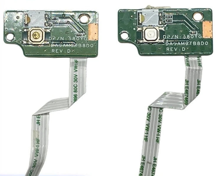 For Dell Inspiron 7557 7559 5577 5776 5576 power button daughter circuit board 580YG 0580YG DA0AM9TB8D0 GRN82 0GRN82 3XD8X Dell laptop repair parts