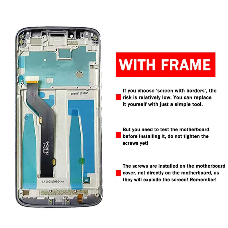6.0" Screen For Motorola Moto E5 Plus LCD XT1924 XT1944-1 XT1944-2 Display Touch Screen Digitizer Assembly For Moto E5Plus LCD Motorola phone repair parts