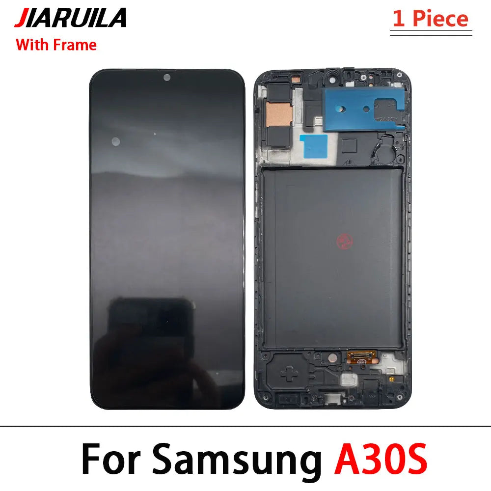 5Pcs, New LCD Display With frame Touch Digitizer Assembly For Samsung A31 A51 A20 A30 A30s Screen Replacement Samsung phone repair parts