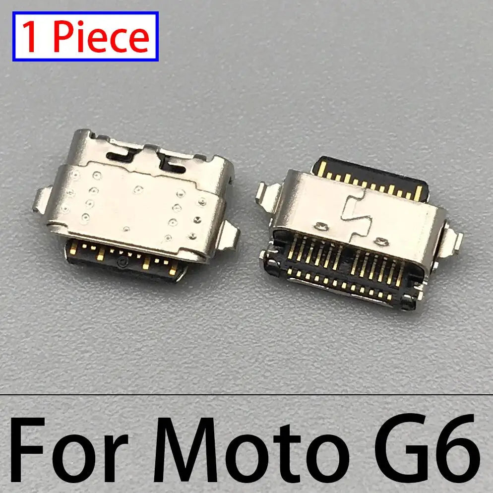 50Pcs Micro USB Connector Charging Port Jack Plug Dock For Motorola Moto G5 G5s G6 G7 G8 G9 Plus Play Power Lite Repair Parts Motorola phone repair parts