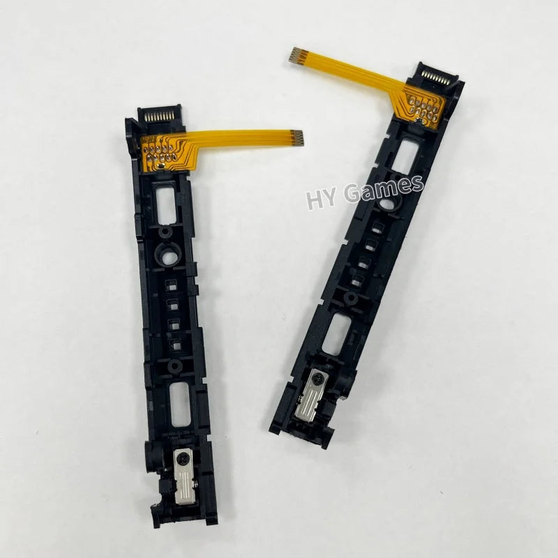 15Sets OEM Plastic Slider for Switch Right and Left LR Slide Rail with Flex Cable for NS Switch Console Replacement High Quality Game console repair parts