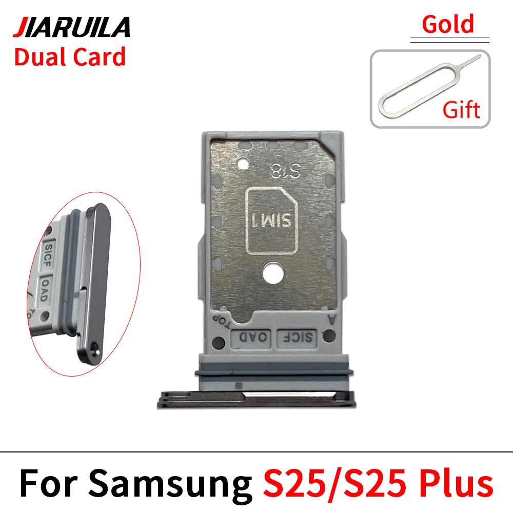 New For Samsung S25 Plus Ultra SIM Card Slot SD Card Tray Holder Adapter
