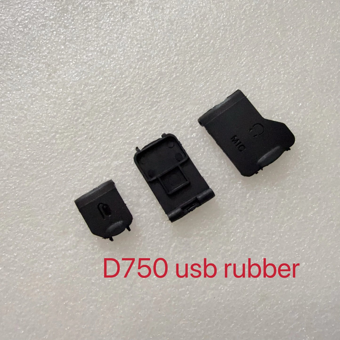 NEW For Nikon D750 MIC / HDMI / USB Rubber Camera Repair Part  Digital Camera repair parts