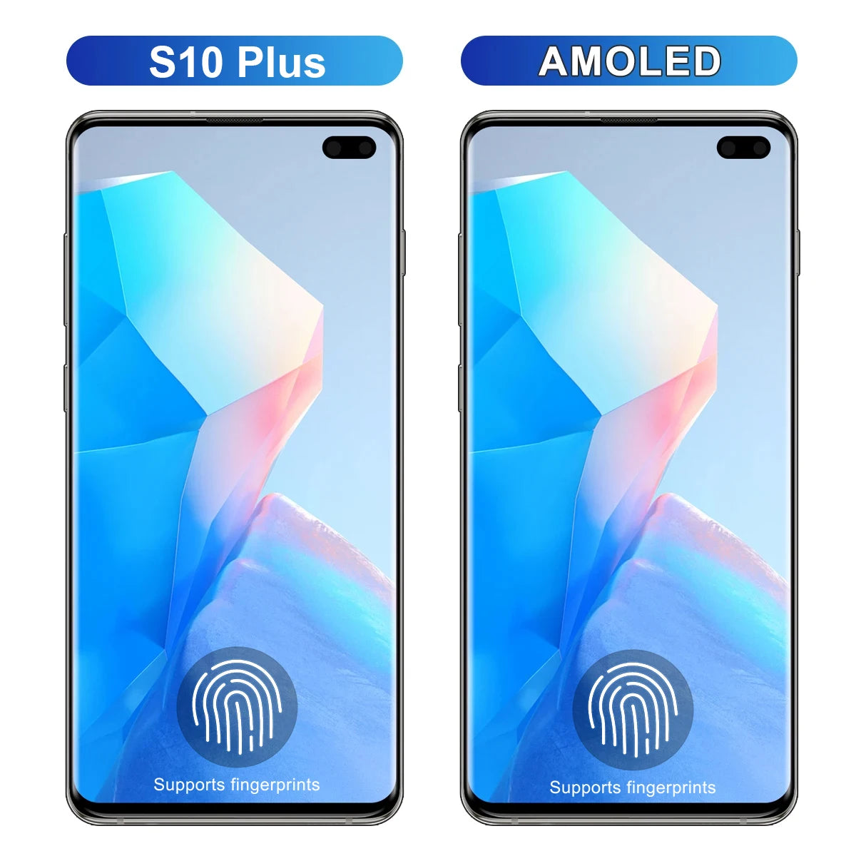 Premium Amoled For Samsung Galaxy S10+ LCD Touch Screen Replacement For Samsung Galaxy S10 Plus Display SM-G975 100% Tested Samsung phone repair parts