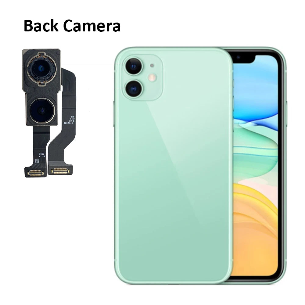 New For iPhone 11 12 13 14 15 Pro 11Pro 12Pro 13Pro 14Pro 15Pro Max Mini Plus Rear Big Back Camera Flex Cable Main Camera Module iPhone phone repair parts