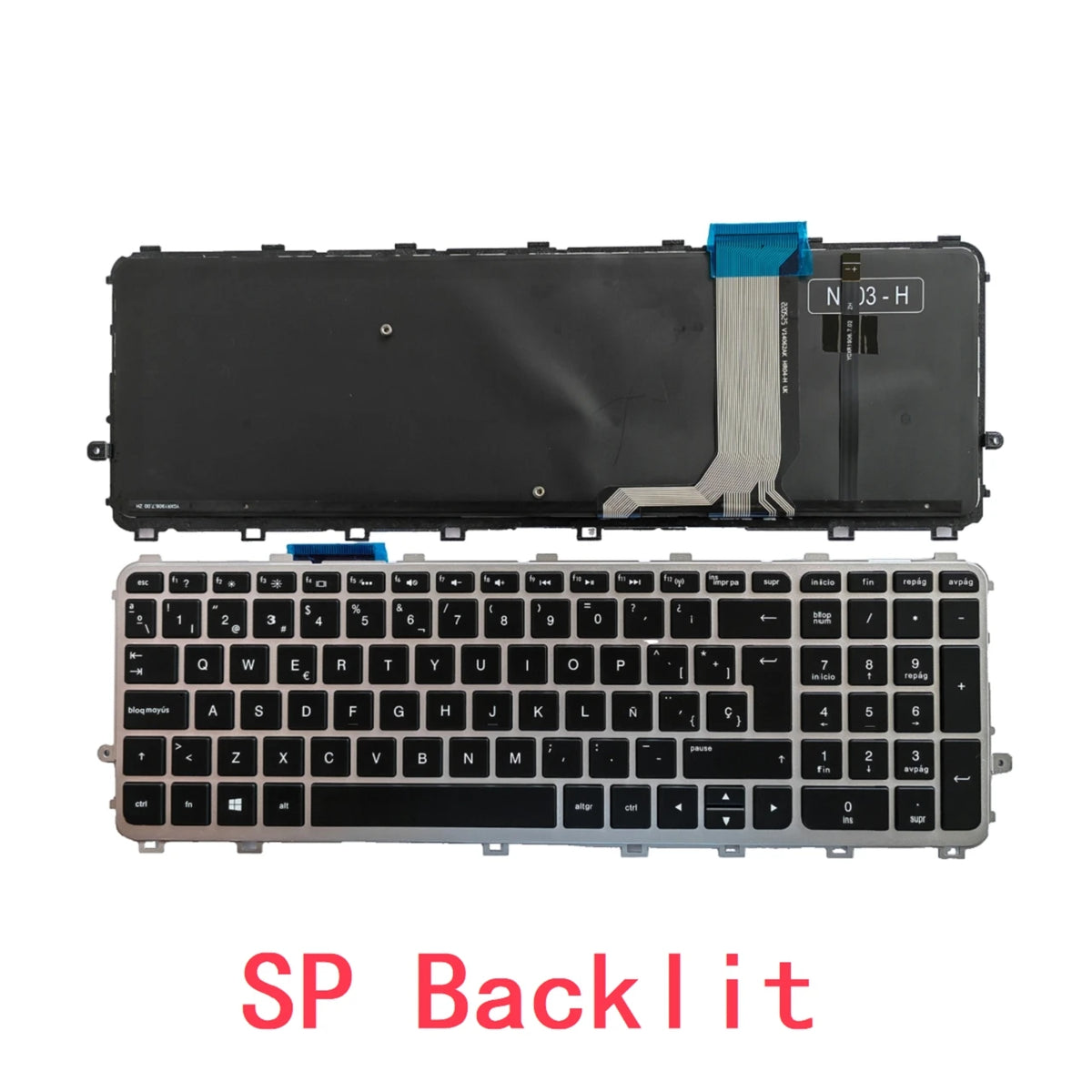 New US Russian Spanish Portuguese Laptop Backlit Keyboard For HP ENVY 15-J 17-J 15T-J 15Z-J 17T-J 15-j000 17-j000 V140626A  HP laptop repair parts