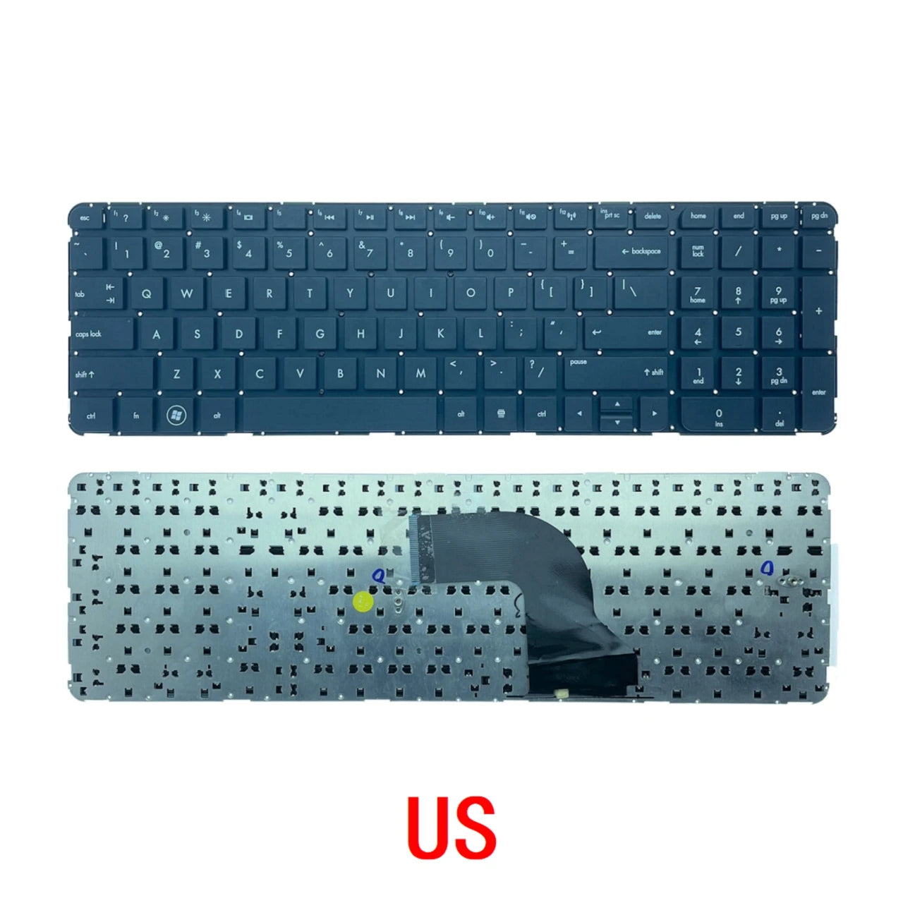 New US Russian Spanish Laptop Backlit Keyboard For HP Pavilion DV7-7000 DV7-7100 DV7T-7000 DV7-7200 DV7 7001EM  HP laptop repair parts