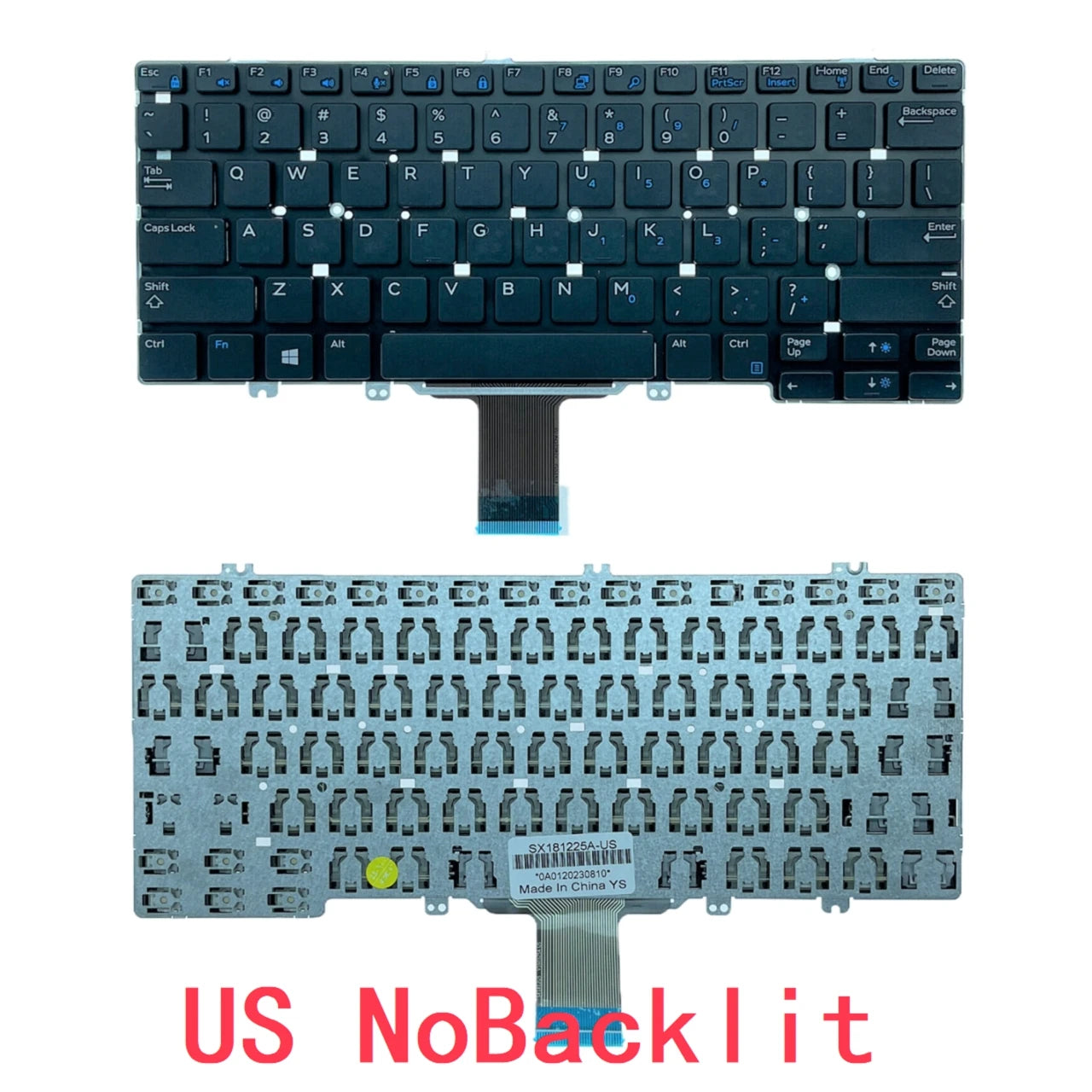 New US Spanish Latin UK Laptop Backlit Keyboard For Dell Latitude E5280 5288 5289 7280 E7380 E7220 0GDRR0Dell laptop repair parts