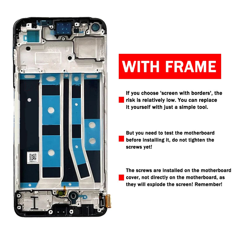 6.43"Super AMOLED For OPPO A78 4G CPH2565 LCD A78 Display With Fingerprint Touch Screen Digitizer Panel Assembly  Oppo phone repair parts