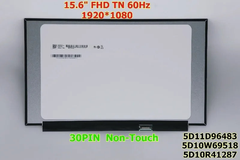15.6" Lcd screen for Lenovo ideapad 3-15 L3-15ITL6 3-15ITL05 5D10V82353 5D11D96483 LP156WFC NT156FHM N156BGA NV156FHM NT156WHM