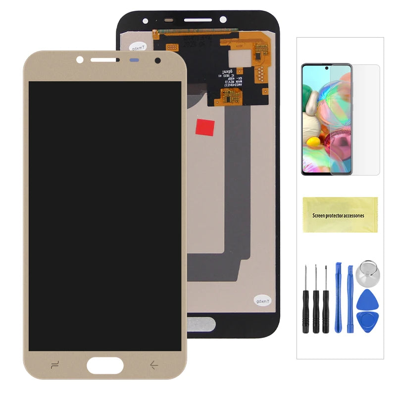 For Samsung Galaxy J4 2018 J400 J4 SM-J400F/DS SM-J400M/DS Display With Touch Screen Assembly Can Adjust Brightness LCD Samsung phone repair parts