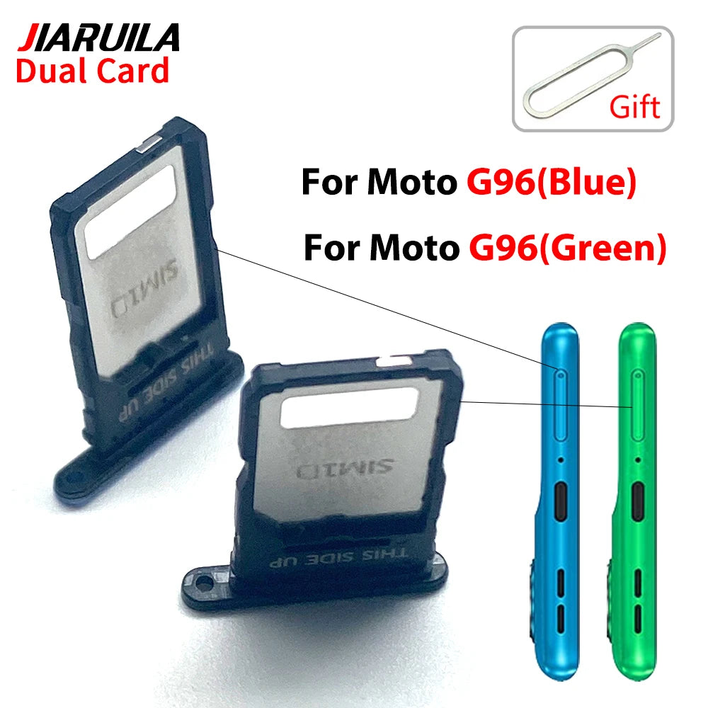 New For Motorola Moto G05 G15 G25 G75 G85 G56 G96 SIM Card Tray Slot Holder Adapter Accessories Motorola phone repair parts