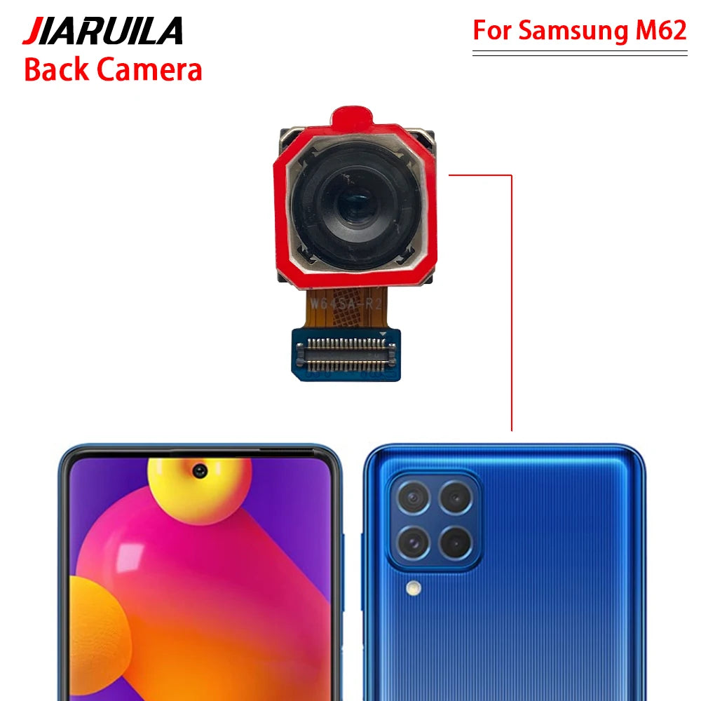 For Samsung M30 M13 M23 M53 M31 M32 M62 4G 5G Front Camera Flex With Back Rear Camera Module Flex Cable Samsung phone repair parts