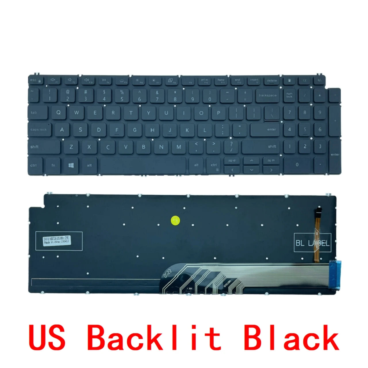 US RU SP BR Backlit Keyboard For Dell Latitude 3510 P101F Vostro 5501 5502 P102F 5590 P88F Inspiron 7500 7501 7506 7590 7591Dell laptop repair parts