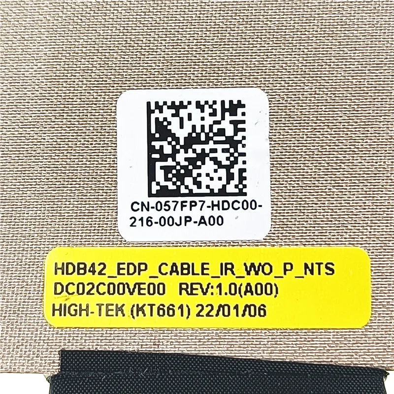 New Original Laptop LCD EDP EDP IR WO P Cable For Dell Latitude 5430 E5430 HDB42 NO TOUCH 057FP7 DC02C00VE00 Dell laptop repair parts