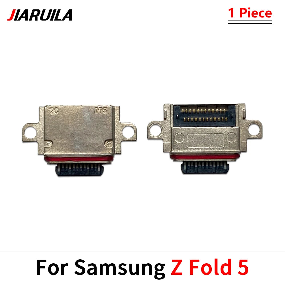 10Pcs/Lot, Charger Micro USB Charging Port Dock Connector Socket For Samsung Z Flip 2 3 4 5 / Z Fold 2 3 4 5 Samsung phone repair parts