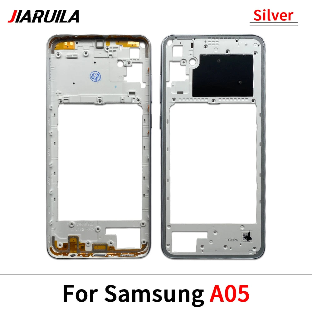 New For Samsung A15 4G A155F / A15 5G A156B / A05 / A05s / A25 5G Housing Middle Frame Bezel Middle Plate Cover Samsung phone repair parts